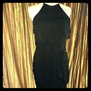 Sale! Black Backless Cocktail LBD Dress Size 6